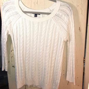 Cream Cable Knit Sweater